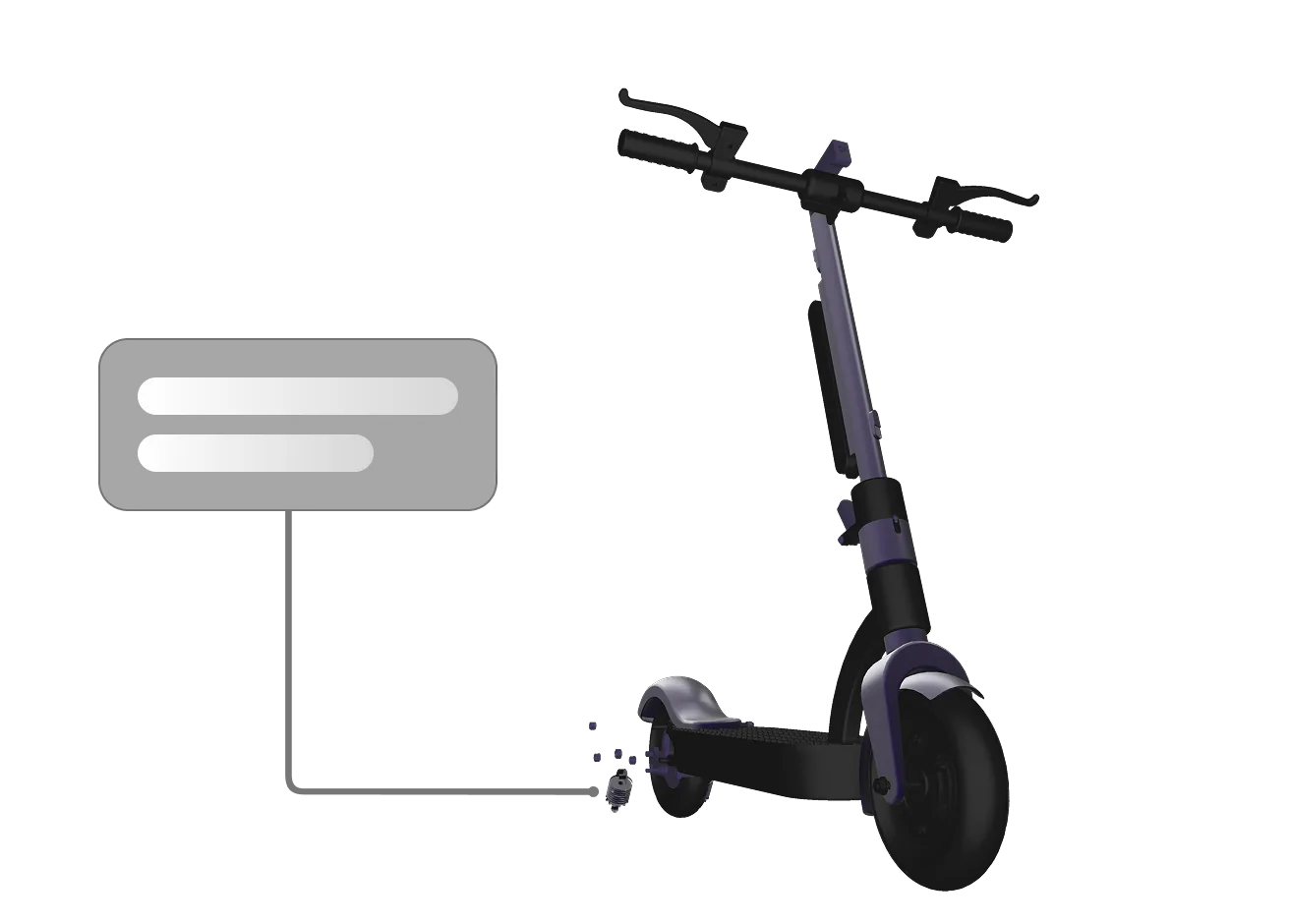 Technician following visual steps