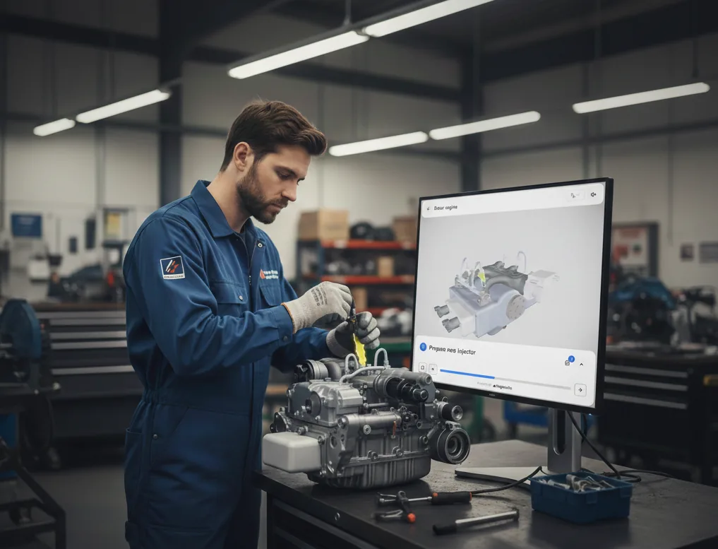 StepWorks Illustration for creating digital work instructions for maintenance, assembly, training and aftersales support